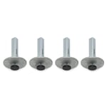 Feet and casters for Container DS Adjustable feet with steel washers
