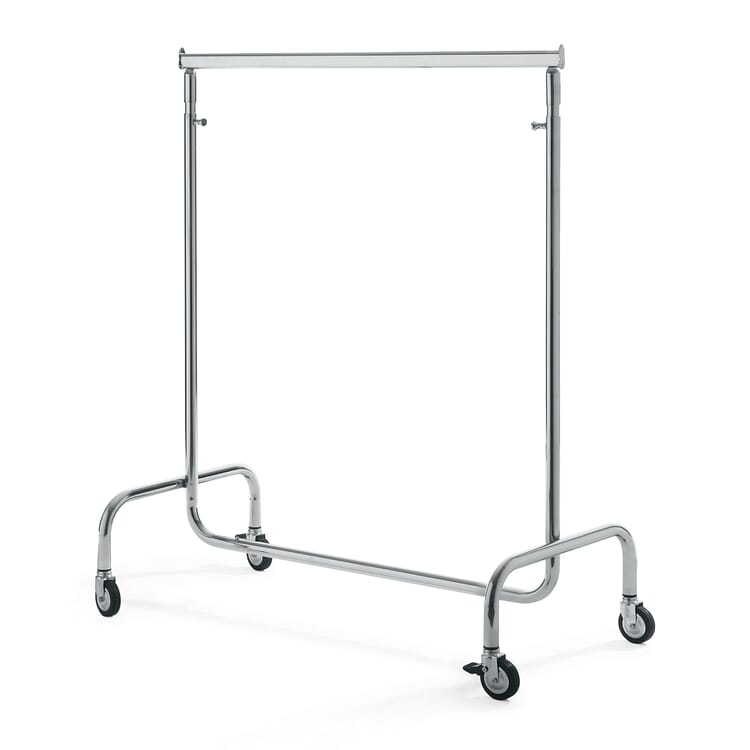 Portant Clothing Racks.", Chrome-plated