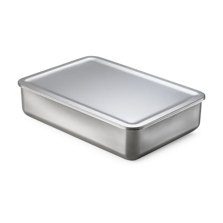 Storage tin stainless steel, 2900 ml