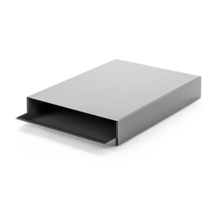 Stacker tray, RAL 7037 Dusty grey