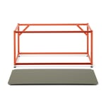 Shelf element Tara RAL 2001 Red orange