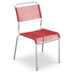 Säntis Chair, Hot-Dip Galvanized Signal Red RAL 3001