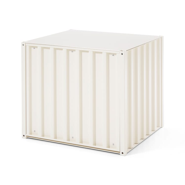 Container DS Klein, RAL 1013 Perlweiß