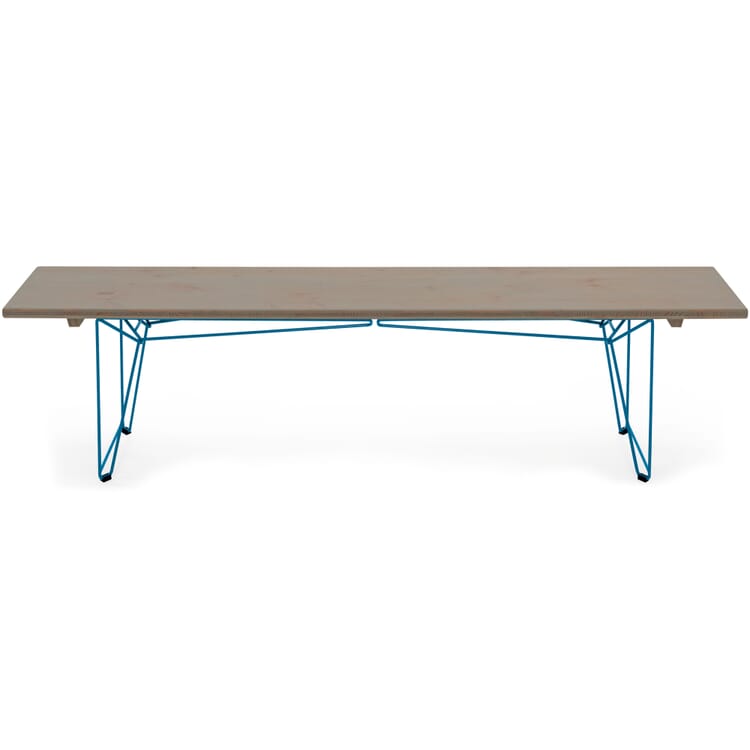 Table and bench BTB frame, RAL 5012 Light blue