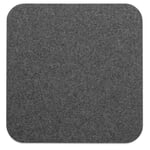 Square Felt Seat Cushion Dark gray, mottled