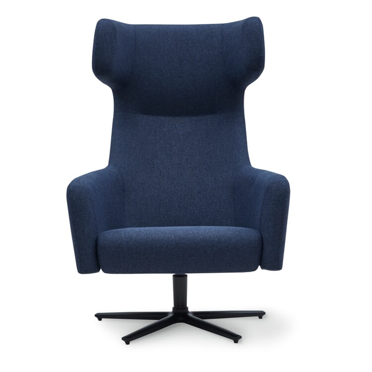HAVANA Swivel Armchair, Blue / Black