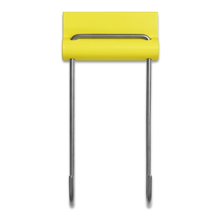 Louis 20 Door Hook, RAL 1016 Sulfur yellow