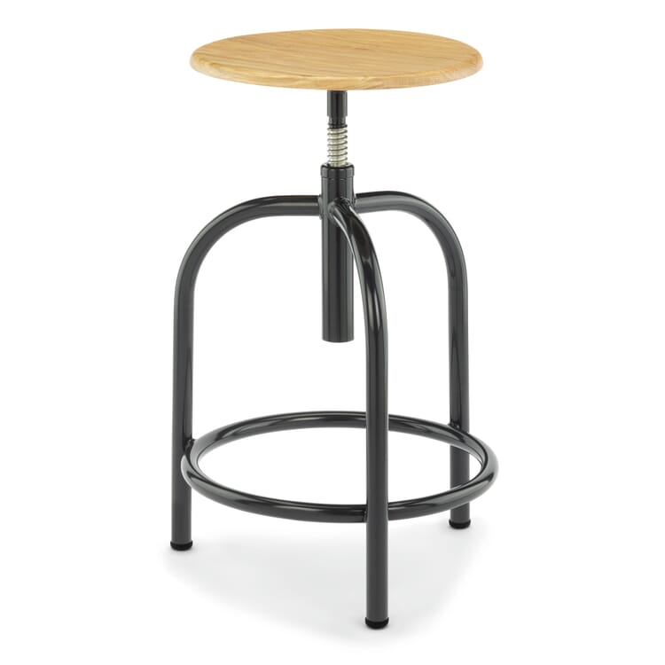 Hocker 201-M, RAL 7021 Schwarzgrau