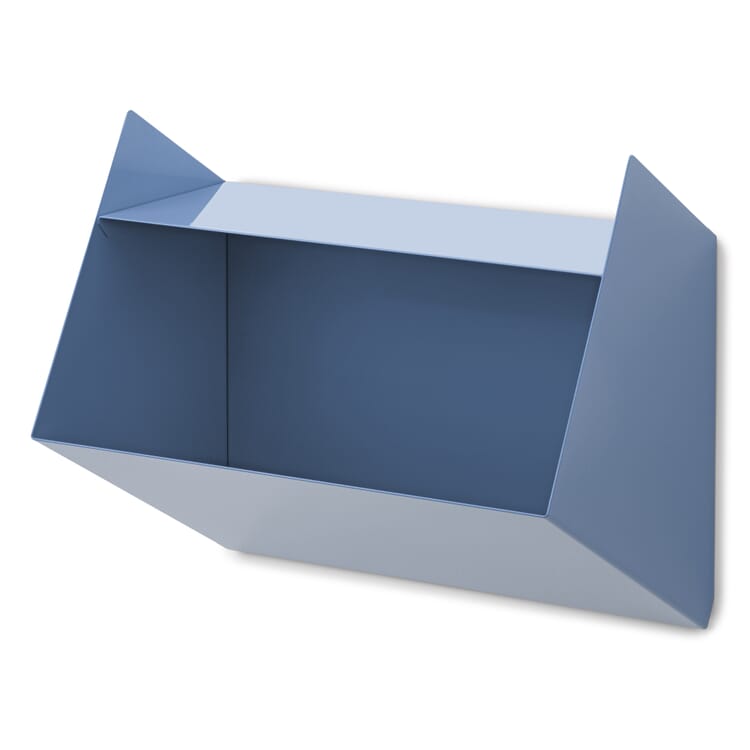 Wall console Schlund, RAL 5014 Pigeon blue