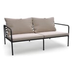 Lounge sofa Avon Black / Grey