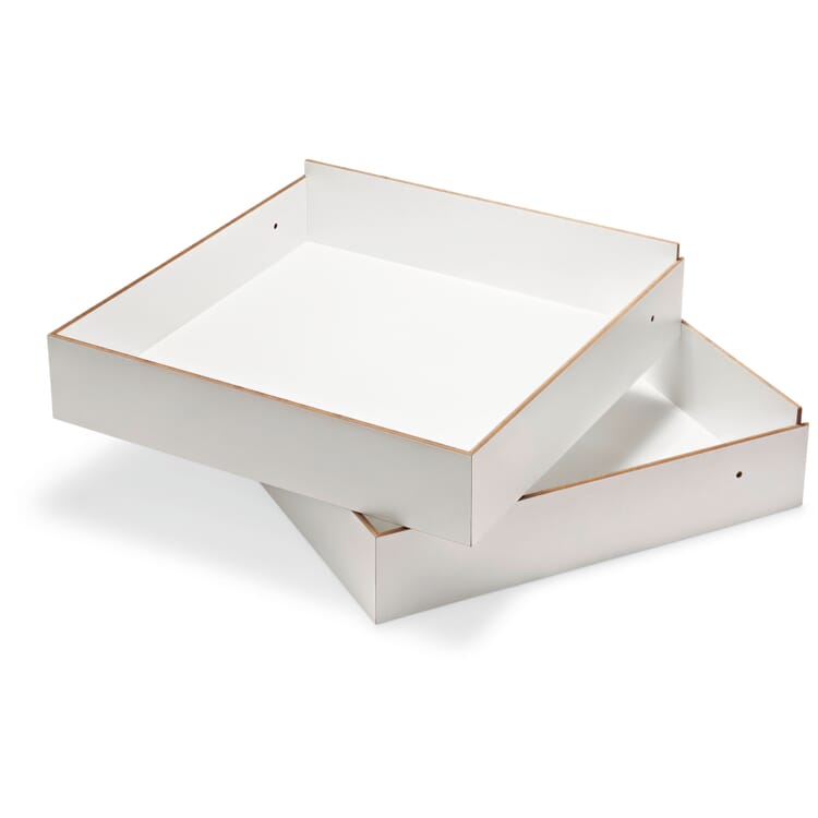 Drawer for cabinet P100, White / RAL 7035 light gray