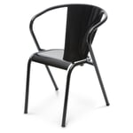 Estoril chair RAL 9005 Jet black