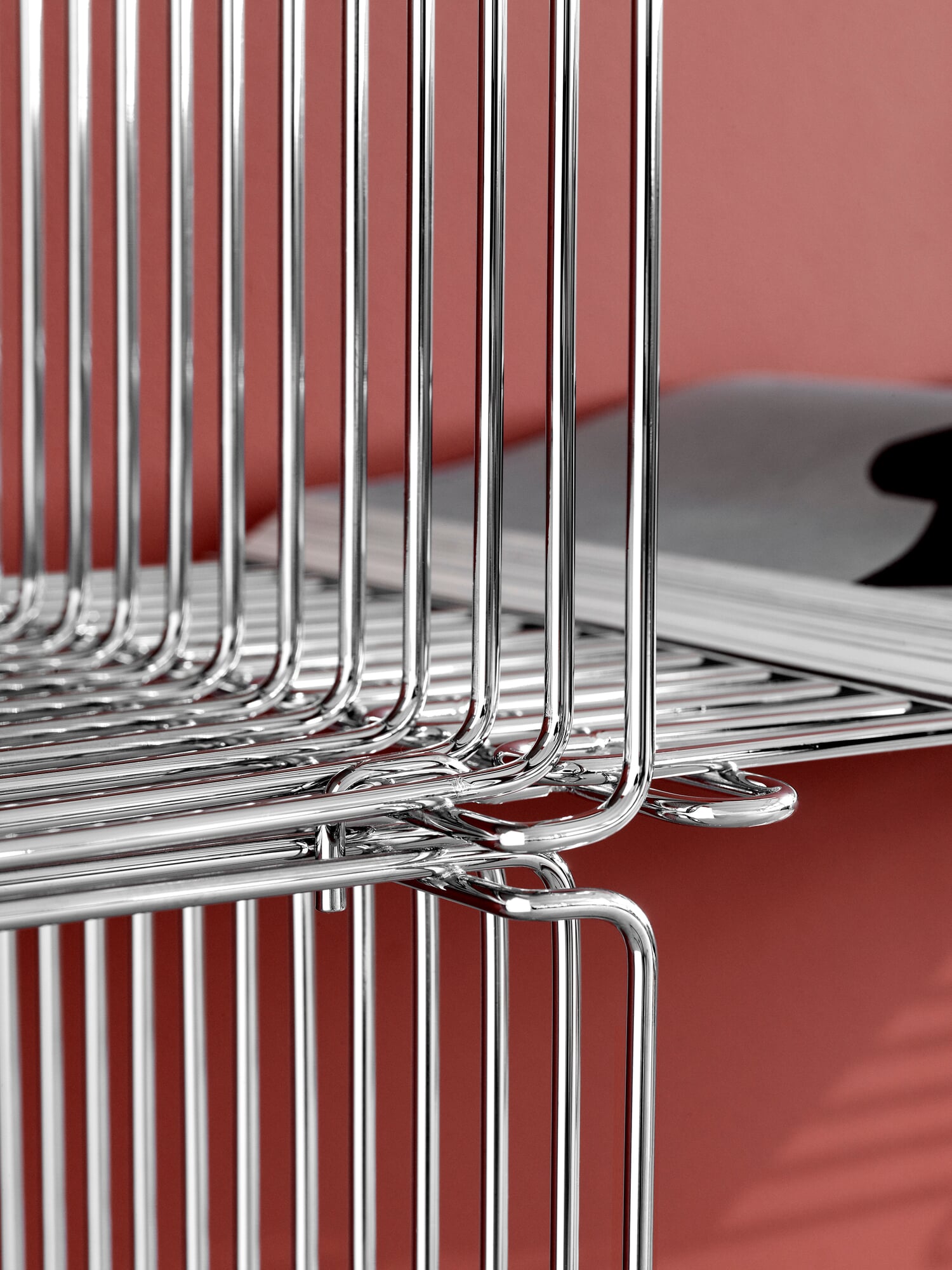 Shelf Panton Wire Single, Chrome | Manufactum