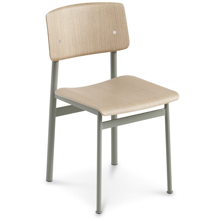 Loft chair, Oak / pale green