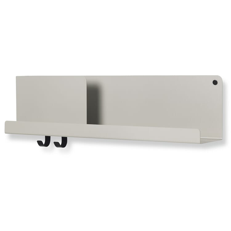 Folded Shelve Wall Shelf, Gray