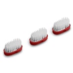 Replacement brush head for Berninox 316 toothbrush Medium Coral red