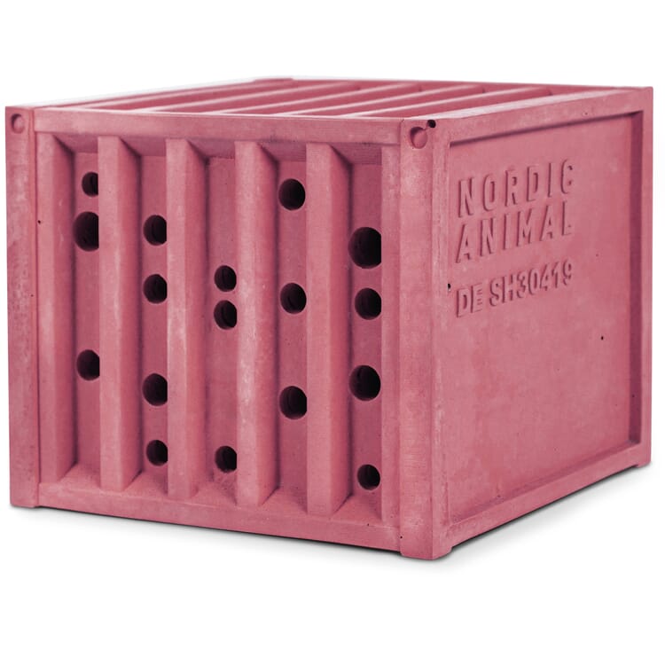 Wild bee hotel nesting aid, container, Small