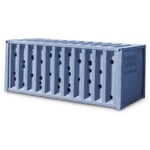 Wild bee hotel nesting aid, container Large Blue