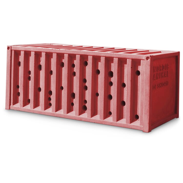 Wild bee hotel nesting aid, container, Large