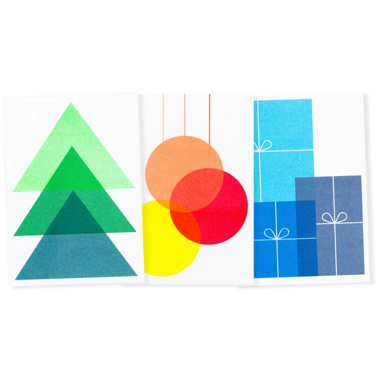 Riso Winter postcard set, Christmas