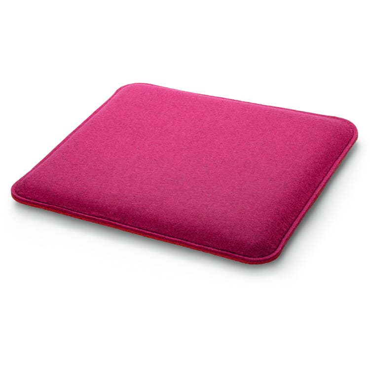 Square Seat Cushion, Pink-Red
