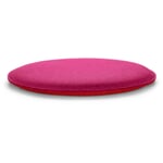 Round seat cushion Pink-red