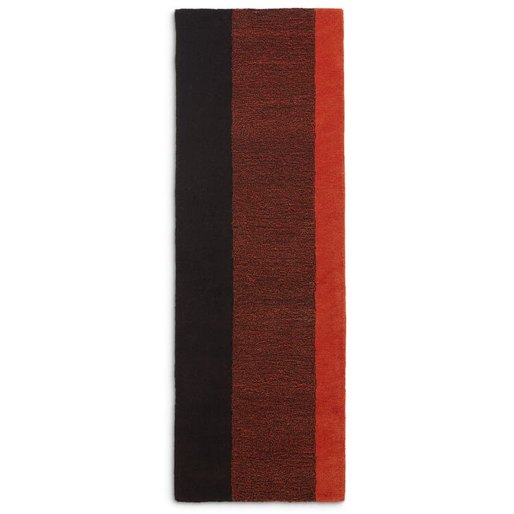 Teppich Lex, Orange-Braun