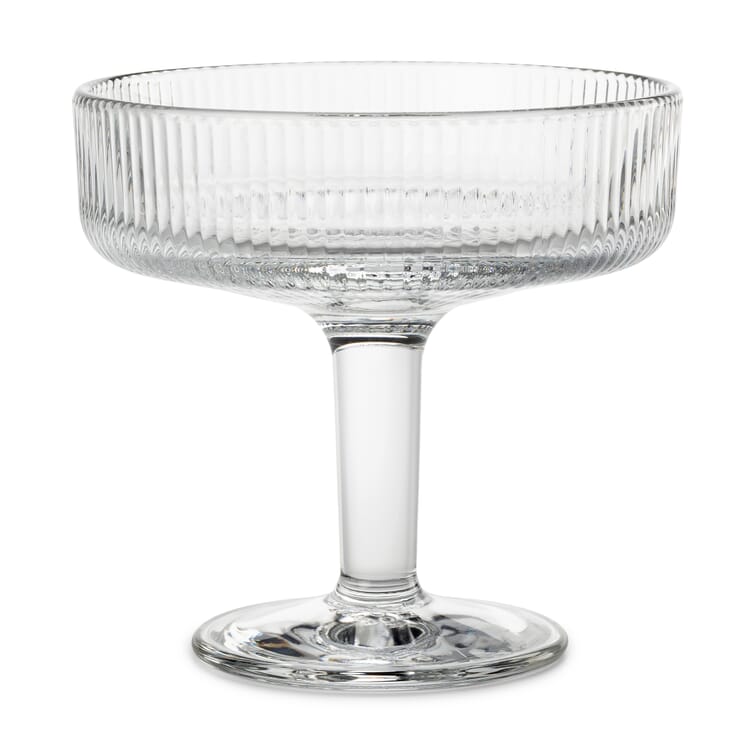 Dessert bowl with handle