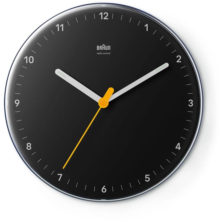 Wanduhr Braun, klein, Schwarz