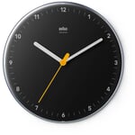 Wall clock Braun, small Black