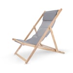 Relax lounger Light gray