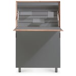 Flatmate Secretary Desk Anthracite