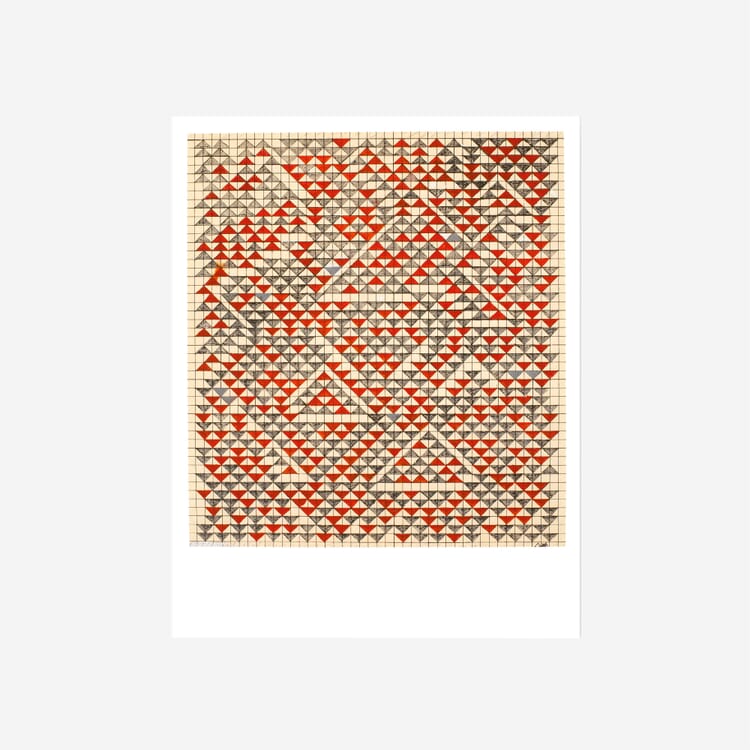 Print Anni Albers, Study for Camino Real