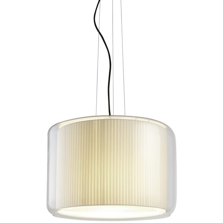 Pendant light Mercer 30, Natural, pleated
