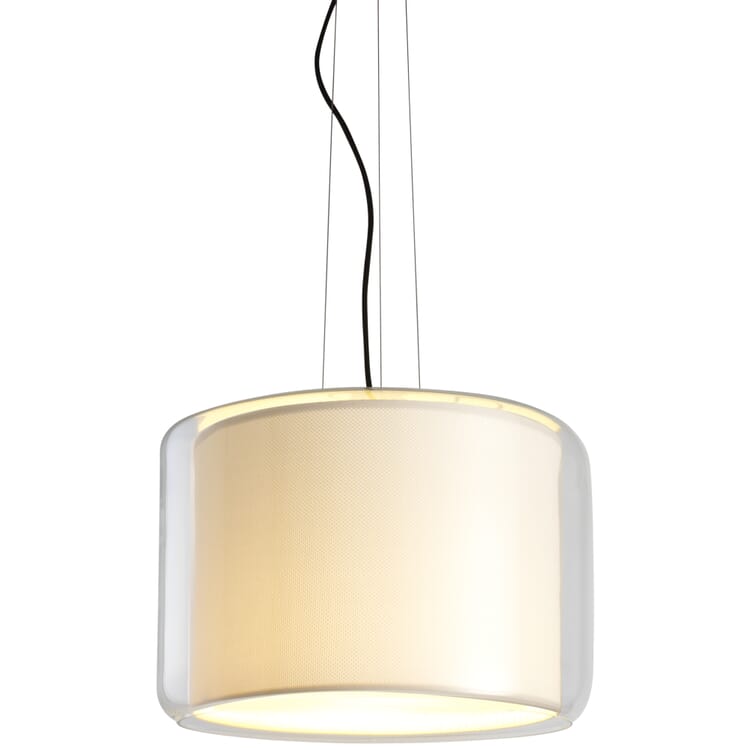 Pendant light Mercer 30, Pearl white, perforated