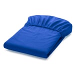 Fitted sheet 702 Blue 160 × 200 cm