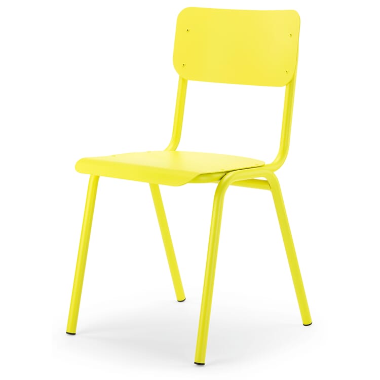 Chair Alu 2, Sulphur yellow RAL 1016