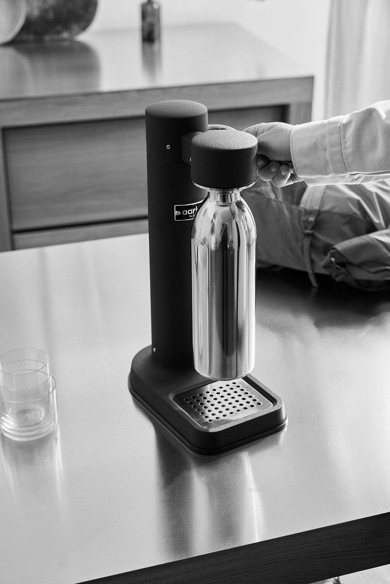 Edelstahlflasche zu Wassersprudler Carbonator 3, 1000 ml