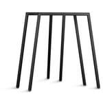 Benito table trestle Deep black RAL 9005