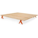 Bett Simplon - 180 cm RAL 2001 Rotorange