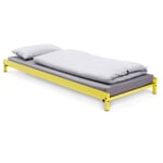 Erik bed, 90 x 200 cm RAL 1016 Sulfur yellow