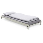 Bett Erik, 90 x 200 cm RAL 7032 Kieselgrau
