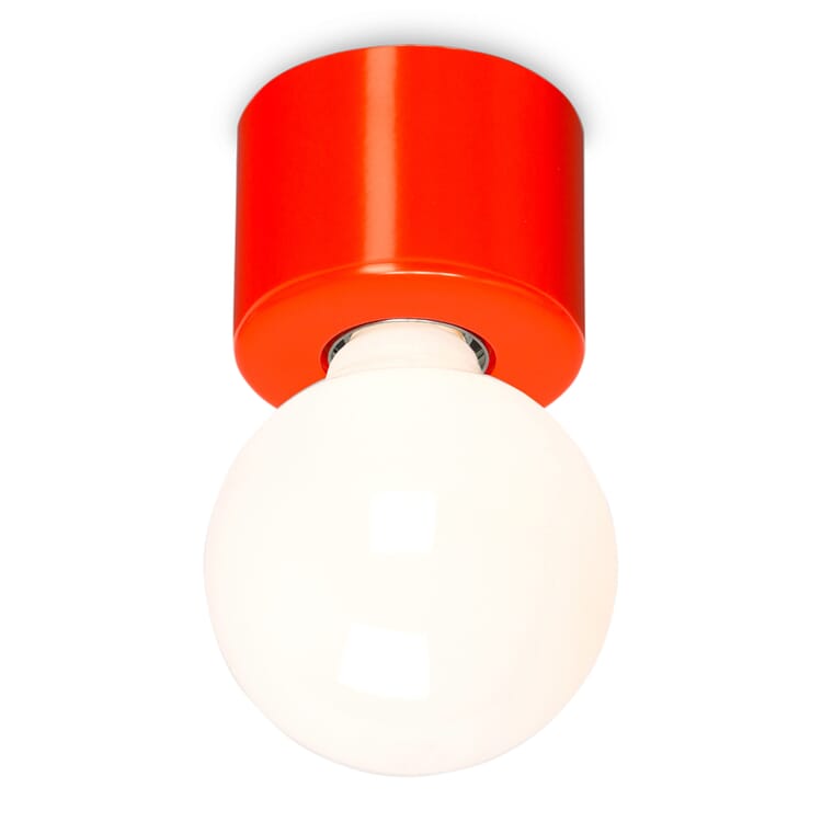 Wall and ceiling lamp Stew, Fluorescent orange RAL 2005