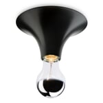 Etna wall and ceiling light RAL 9005 Deep black