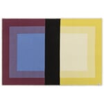 Bento lambswool blanket Blue-yellow