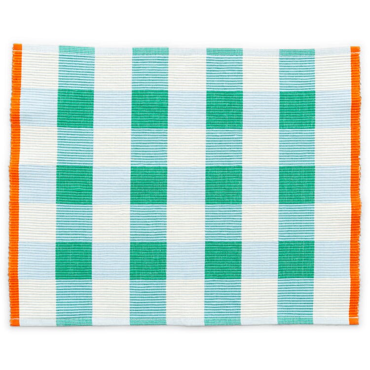 Merienda placemat, Light blue-green