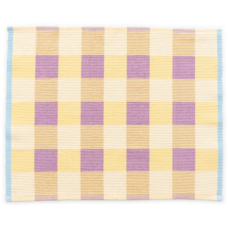 Merienda placemat, Yellow-purple