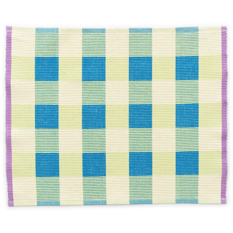 Merienda placemat, Light green-blue