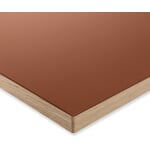 Table top for ERIK table frame, rectangular Rusty red