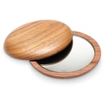 Laura pocket mirror Walnut